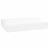 vidaXL Sofandi koddi Einlita Hv&iacute;tt 50 x 30 x 10,5 cm Minnisskum