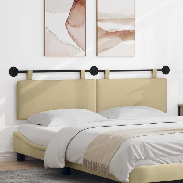 vidaXL Hengisk&aacute;li Lj&oacute;sgr&aelig;nn gr&aacute;ur 170 x 55 x 5 cm Korduroy efni