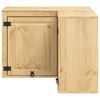 vidaXL Cabinet SKI Hunangsbjartur 80 x 80 x 60 cm Solid furuhikk