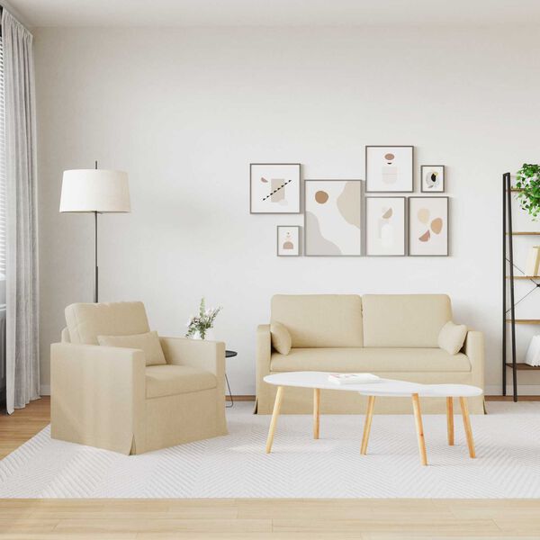 vidaXL S&oacute;fi 2 pcs Rj&oacute;malitur 158 x 78 x 80 cm d&uacute;kur