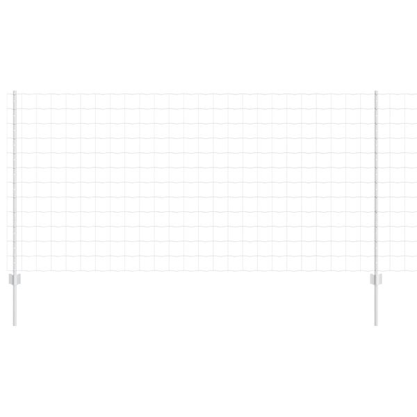 vidaXL Gir&eth;ing me&eth; p&oacute;st Silfur 1,2 x 25 m St&aacute;l
