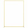 vidaXL Br&uacute;&eth;kaupsbogi gold 150 x 49,5 x 200 cm St&aacute;l