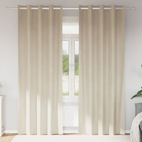 vidaXL Myrkratj&ouml;ld 2 pcs Rj&oacute;malitur 140 x 225 cm Flauel