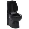 WC Postul&iacute;nssalerni Ba&eth;herbergi Hornkl&oacute;sett Svart