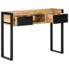 vidaXL Console Bor&eth; 100x35x75 cm Solid Groft Wood Mango