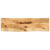 vidaXL Bor&eth;plata 100x30x2,5cm N&aacute;tt&uacute;rulegar Br&uacute;nir Gegnheill Mang&oacute;vi&eth;ur