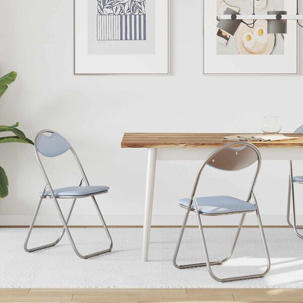 vidaXL Folding st&oacute;ll 2 pcs Gr&aacute;r 48 x 43,5 x 81 cm Gervile&eth;ur