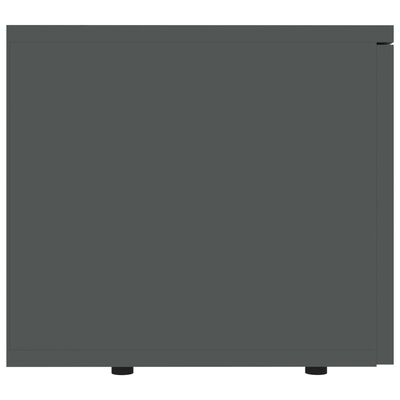 801860 vidaXL TV Cabinet Black 80x34x30 cm Chipboard