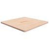 vidaXL Bor&eth;plata 70x70x2,5 cm &Oacute;me&eth;h&ouml;ndlu&eth; Gegnheil Eik