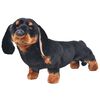 vidaXL Standandi Mj&uacute;kd&yacute;r Dachsund Hundur Svartur XXL