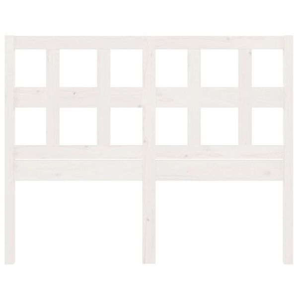 vidaXL H&ouml;f&eth;agafl fyrir R&uacute;m Hv&iacute;tur 185,5x4x100 cm Gegnheil Fura