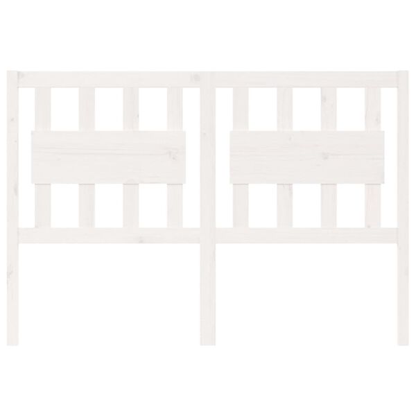 vidaXL Höfuðgafl fyrir Rúm 140,5x4x100 cm Gegnheil Fura