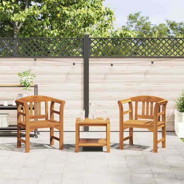 vidaXL R&oacute;sabekkur N&aacute;tt&uacute;rulegt 68,5 x 46 x 82,5 cm Hrein akas&iacute;utr&eacute;