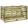vidaXL Rimla Moltukassi Gegndreypt Fura 160x80x58 cm