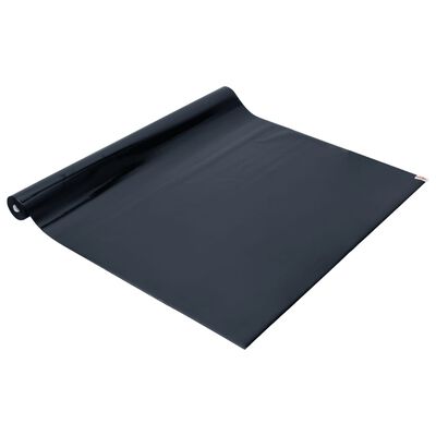 vidaXL Gluggafilma Svört Hrímuð 90x500 cm PVC