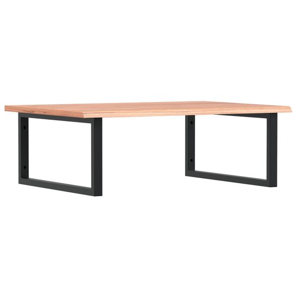 vidaXL Veggfest Handlaugarhilla St&aacute;l og Gegnheil Eik