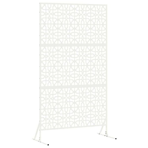 vidaXL Einkageymslur Hv&iacute;tt 100 x 50 x 180 cm St&aacute;l