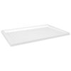 vidaXL Sturtubotn me&eth; Doppum Hv&iacute;tur 80x120x4 cm ABS