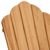 vidaXL Adirondack st&oacute;ll 2 pcs Br&uacute;nn 137 x 77 x 95 cm Solid teak vi&eth;ur