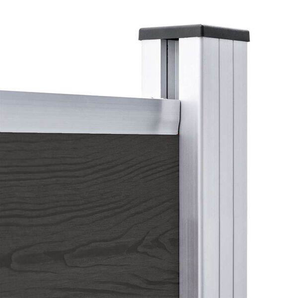 vidaXL Gir&eth;ingaeining WPC 175x146 cm Sv&ouml;rt