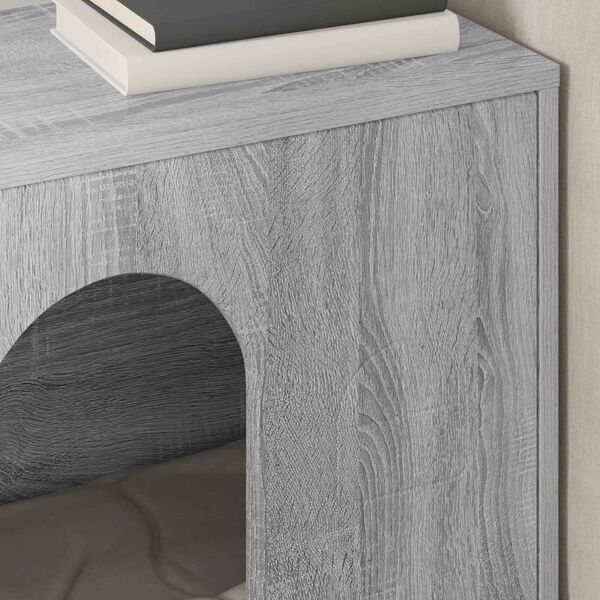 vidaXL Katta h&uacute;s Gr&aacute;r Sonoma 51 x 30 x 52 cm Samsettur vi&eth;ur