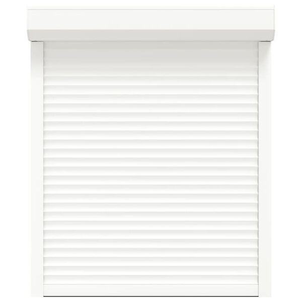 vidaXL Rúllugardína Ál 100x120 cm Hvít