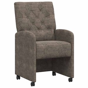 vidaXL Matsalur st&oacute;lar me&eth; hj&oacute;lum 2 pcs D&ouml;kkgr&aacute;r 58 x 67 x 97 cm