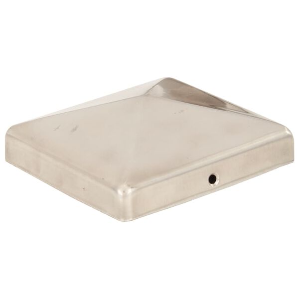 vidaXL P&yacute;ram&iacute;dahattar &aacute; Gir&eth;ingastaura 6 stk. Ry&eth;fr&iacute;tt St&aacute;l 101x101 mm