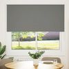 vidaXL R&uacute;llugard&iacute;nur Blackout gr&aacute;r 160x150 cm Efni Breidd 156,6 cm