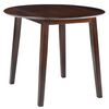 vidaXL Fellibor&eth; Kringl&oacute;tt MDF Br&uacute;nn