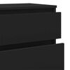 vidaXL Kommóða Svört 60x36x103 cm Samsettur Viður
