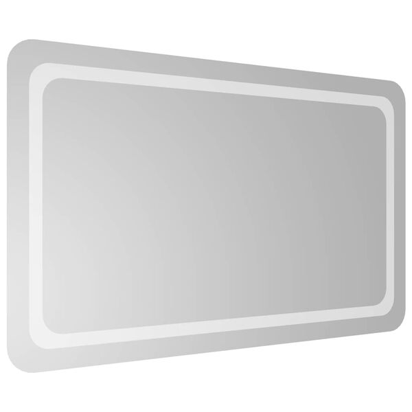 vidaXL LED Ba&eth;herbergisspegill 100x60 cm