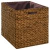 vidaXL Bekkur me&eth; 2 K&ouml;rfum S&aelig;gr&ouml;s 71x40x x42 cm Br&uacute;nn