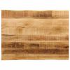 vidaXL Bor&eth;plata me&eth; N&aacute;tt&uacute;rulegum Br&uacute;num 90x60x3,8 cm Mang&oacute;vi&eth;ur