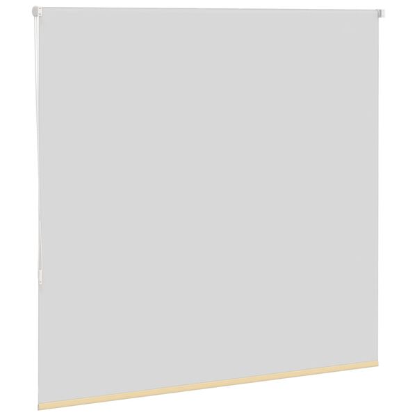 vidaXL R&uacute;llugard&iacute;nur Blackout Beige 165x150 cm Efni Breidd 161,6 cm