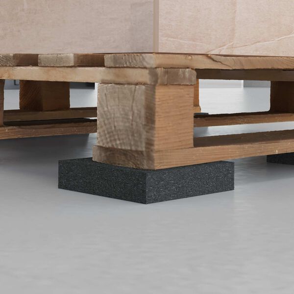 vidaXL G&uacute;mm&iacute; Pad Svartur G&uacute;mm&iacute;