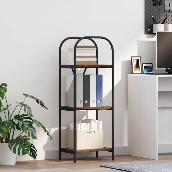 vidaXL Hilla Gamalt timbur 40 x 30 x 109 cm Samsettur vi&eth;ur