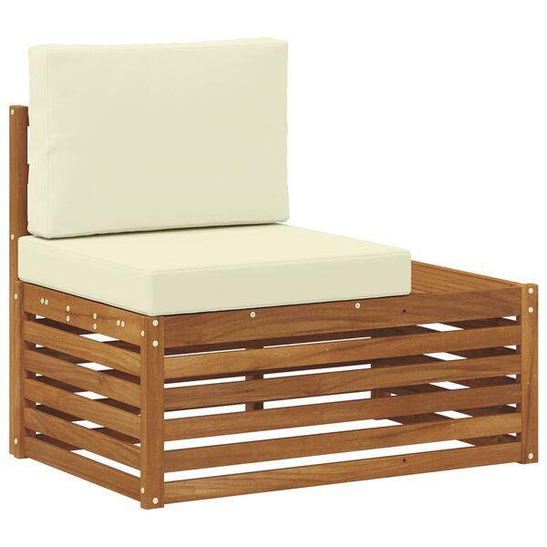 vidaXL &Uacute;tiv&ouml;ru enda s&oacute;fi N&aacute;tt&uacute;rulegur 91 x 63 x 73 cm Hrein akas&iacute;utr&eacute;