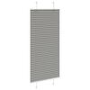 vidaXL Pleated Blind Antracite 55x150 cm Efni Breidd 54,4 cm Polyester