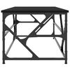 vidaXL Sófaborð Svart 100x50x40 cm Samsettur Viður