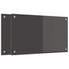 vidaXL Eldh&uacute;sbak 2 pcs D&ouml;kk gr&aacute; 70 x 40 cm hertu&eth; gler