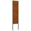 vidaXL Gar&eth;s b&uacute;na&eth; skj&aacute;r &Uacute;tskur&eth;ur Rusty 32 x 140 cm Ve&eth;ra&eth; st&aacute;l