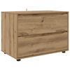 vidaXL Geymslusk&aacute;pur Artisan Eik 80 x 48 x 57 cm Samsettur vi&eth;ur