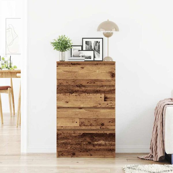 vidaXL skenkur Old Wood 60x35x98,5 cm Engineered Wood