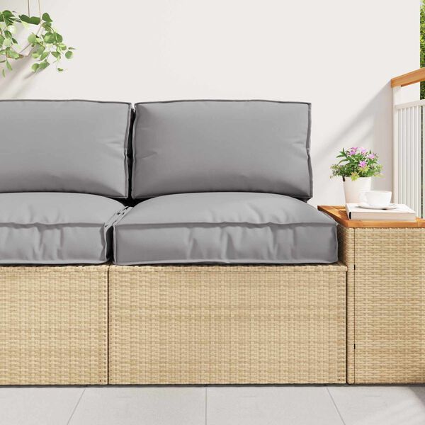 vidaXL P&uacute;&eth;asett &aacute; pall 2 pcs Gr&aacute;r Oxford efni