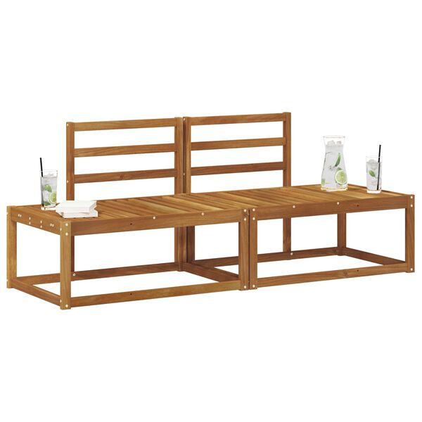 vidaXL &Uacute;tim&oacute;ts&oacute;f&iacute; 2 Stykki N&aacute;tt&uacute;rulegur 182,5 x 63 x 73 cm