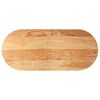 vidaXL Bor&eth;plata Lj&oacute;sbr&uacute;nt 140x60x2 cm Solid Wood Eik spor&ouml;skjulaga