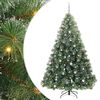 vidaXL Gervi j&oacute;latr&eacute; me&eth; 300 LED me&eth; standi Gr&aelig;nn 240 cm PE og PVC