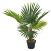 vidaXL Gerviplanta P&aacute;lmi me&eth; Bl&oacute;mapotti Gr&aelig;n 70 cm