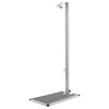 vidaXL Gar&eth;sturta me&eth; Gr&aacute;r Grunni 220 cm Ry&eth;fr&iacute;tt St&aacute;l